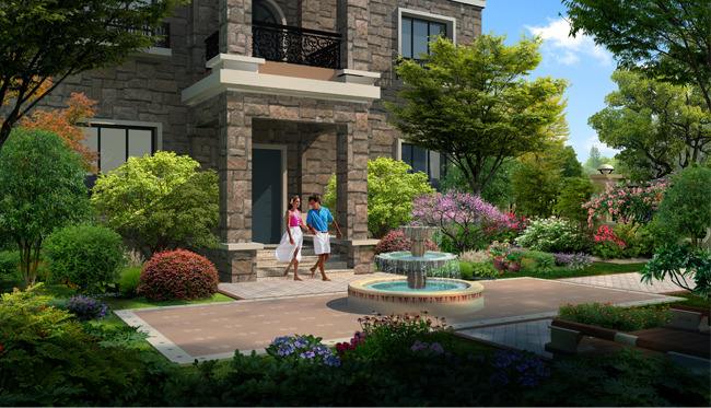 青島庭院設(shè)計,青島別墅庭院設(shè)計