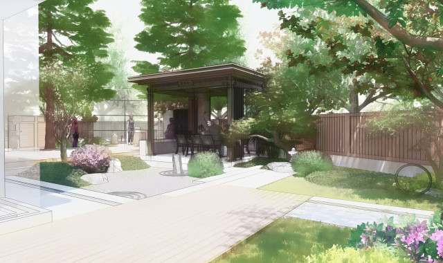 別墅庭院設計效果圖