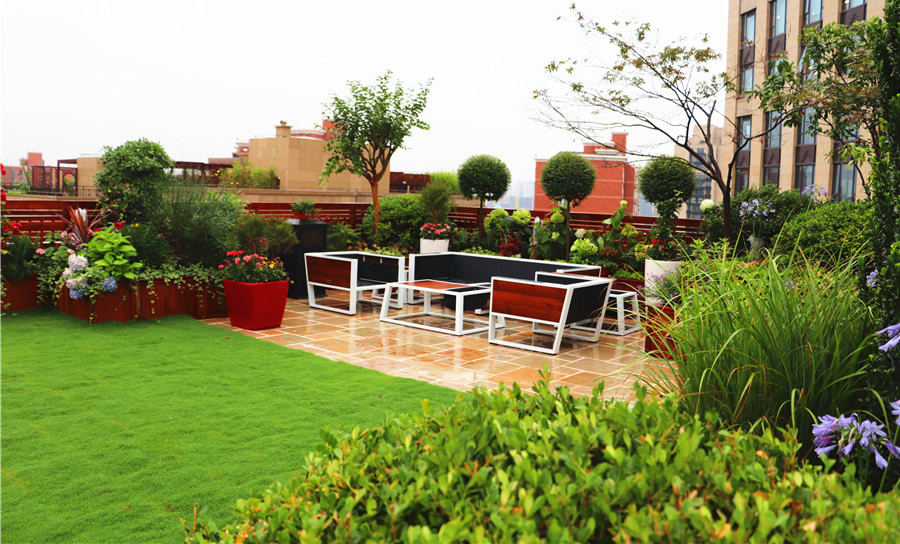 屋頂花園設計,露臺花園設計