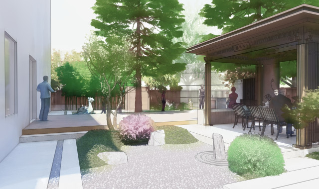 【春?未央】300m2 別墅庭院設計效果圖欣賞 別墅庭院設計案例 