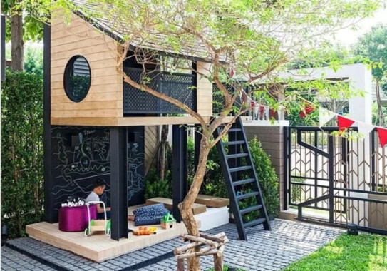 別墅庭院設計：四個小妙招，助你打造樂趣十足的兒童樂園！